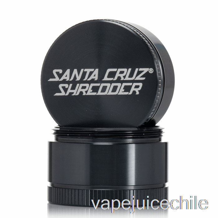 Trituradora Vape Vhile Santa Cruz Molinillo Pequeño De 3 Piezas De 1,6 Pulgadas Gris (40 Mm)